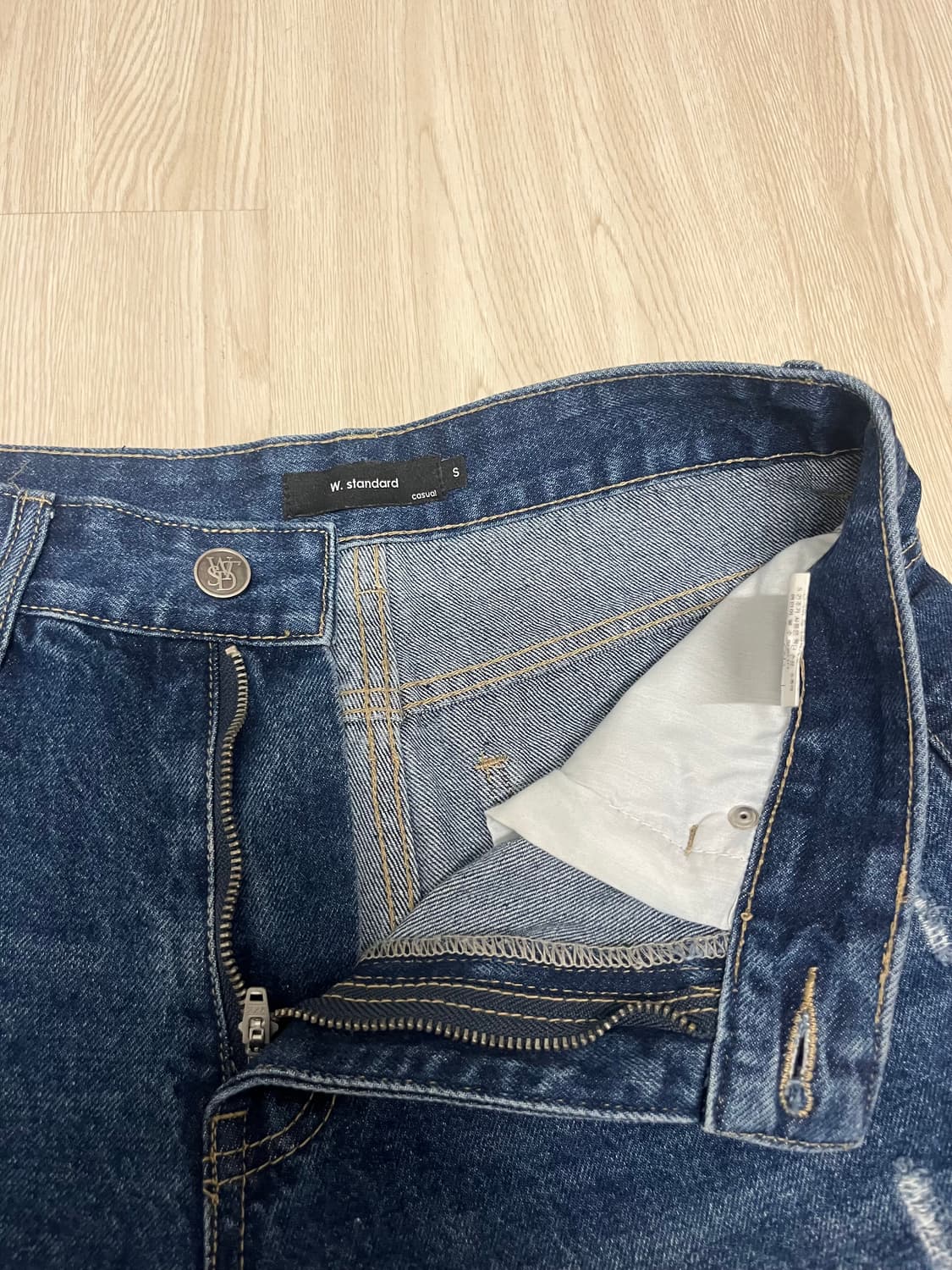 W.standard 데님 반바지 S 상품이미지2