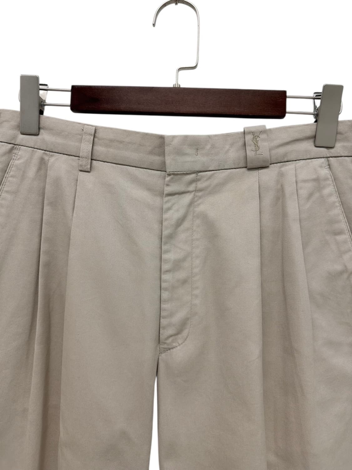 00s YSL 생로랑 치노팬츠 아이보리 (32) 상품이미지2