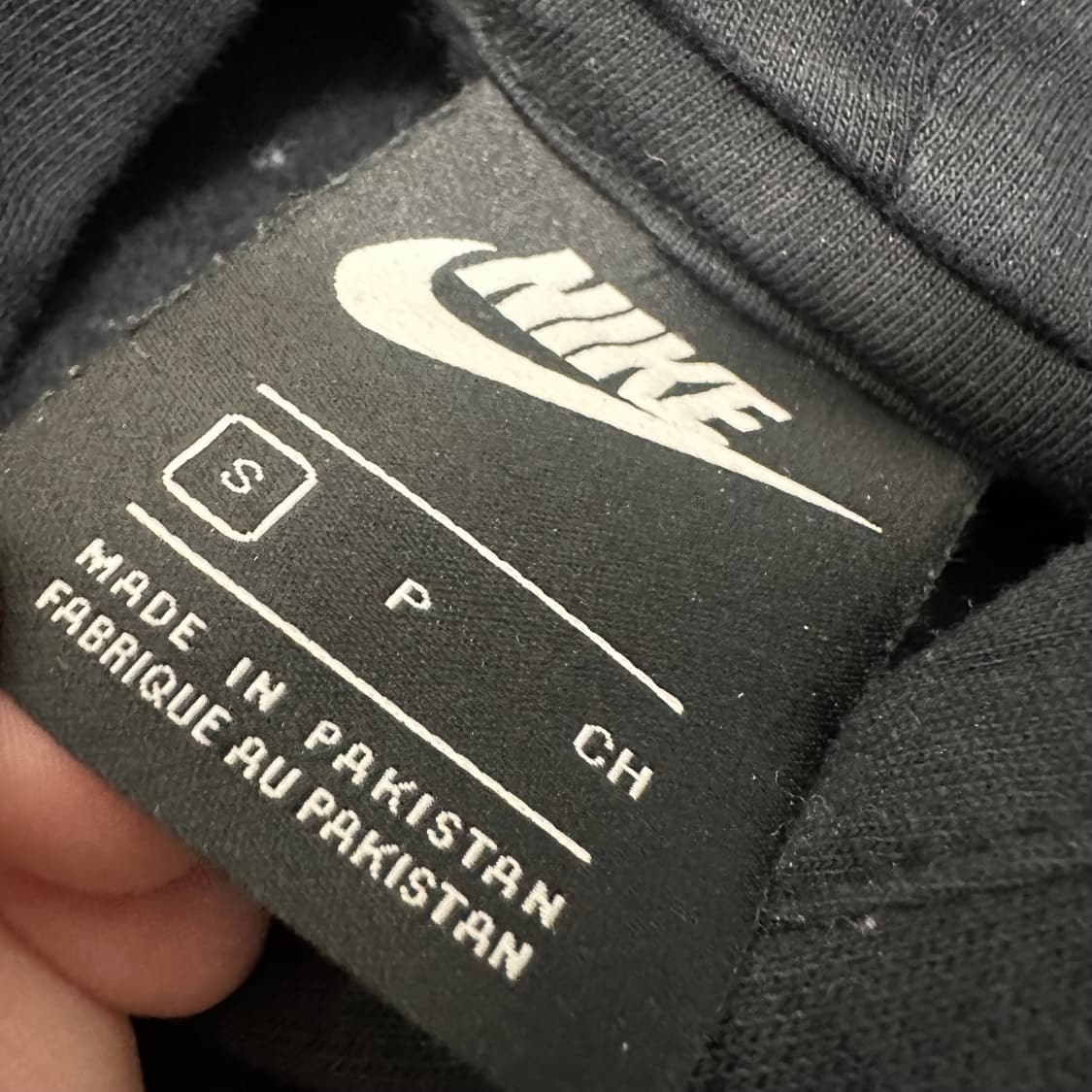 NIKE 나이키 여성 크롭 후드티 블랙 S 상품이미지5