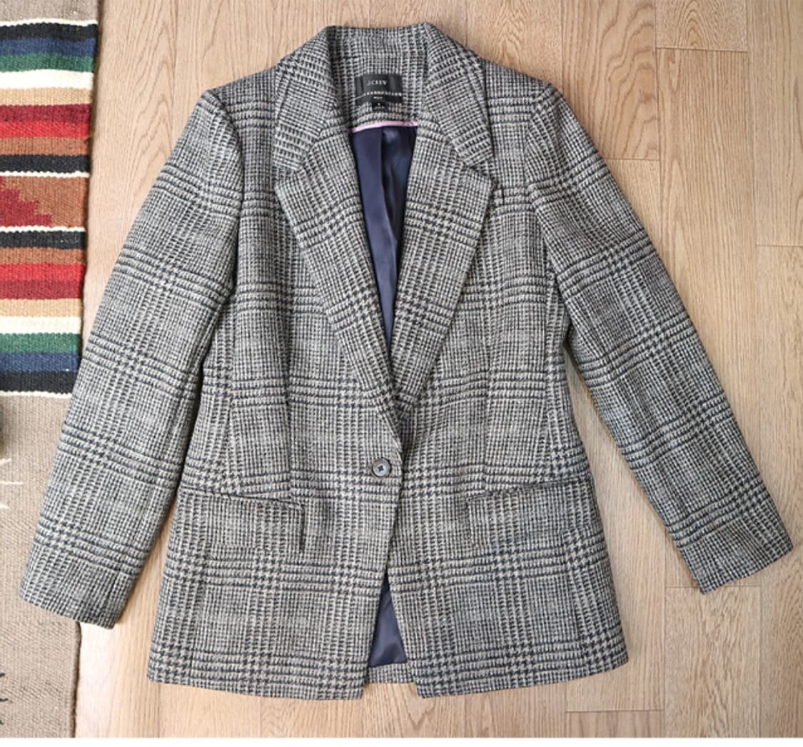  J.CRWE 제이크루 영국산 MOON 트위드 울100% 원버튼
자켓 상품이미지1