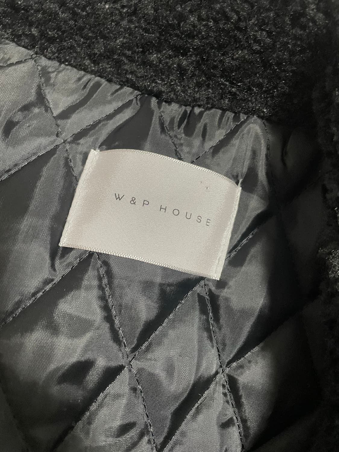 W&P 비건레더 무스탕 블랙 상품이미지7