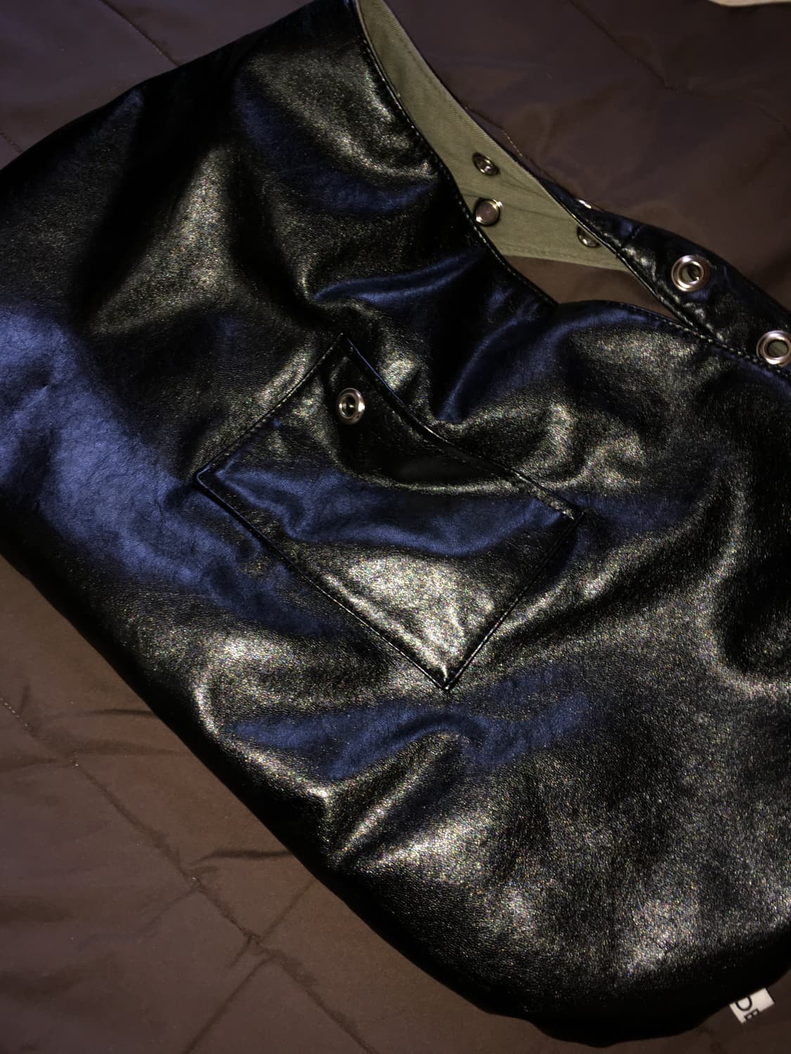 뎁크 depc 레더백 블랙 (리버시블) 상품이미지4