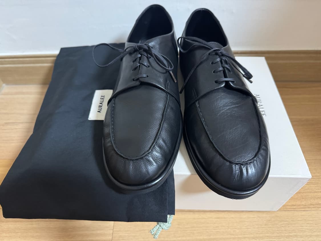 [mens9 / 270사이즈] 24FW 오라리 레더 슈즈 상품이미지1