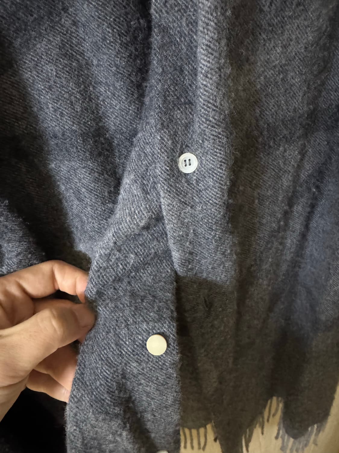 로에베 아나그램 블랭킷 셔츠 자켓 상품이미지7