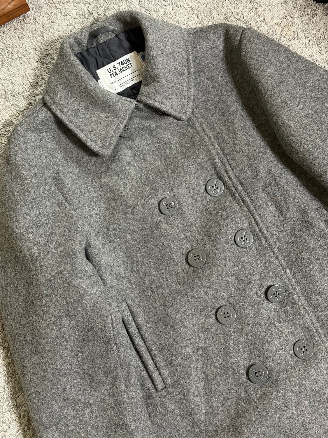 [44] 쇼트 740N 피코트 상품이미지5