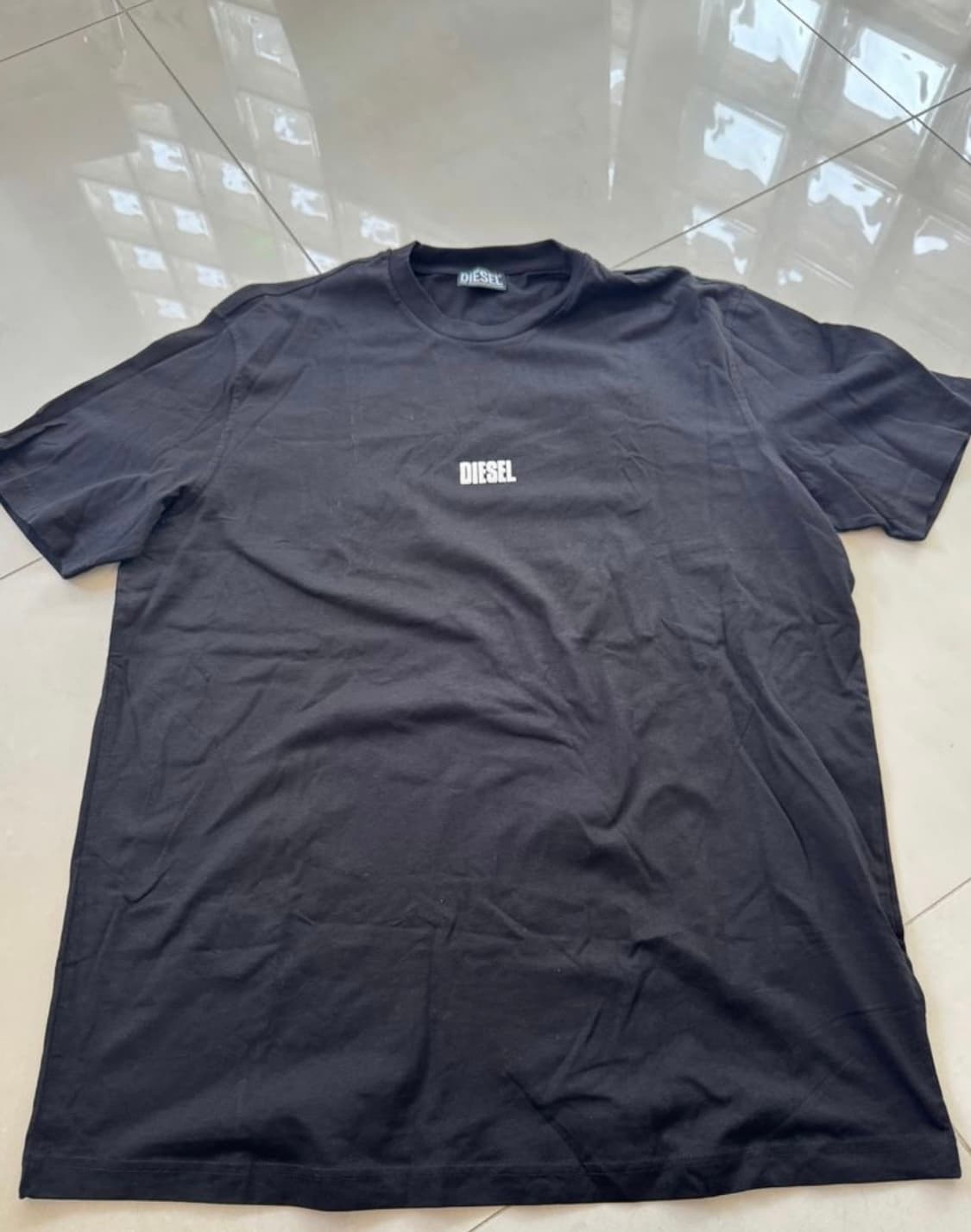 디젤 심플 로고 티셔츠 블랙 XXL 상품이미지2