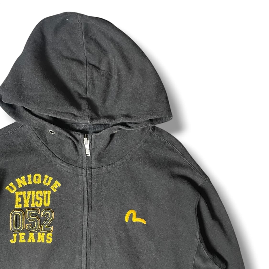 에비수 옐로우 로고 052 후드집업 M 상품이미지3