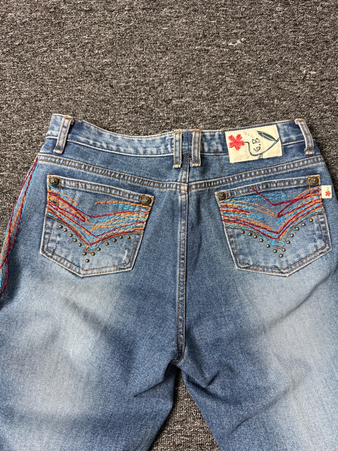 빈티지 히피 데님 팬츠 상품이미지4