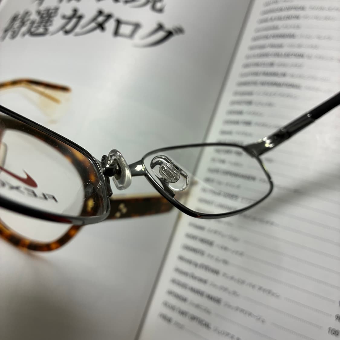 NIKE FLEXON 나이키 플렉슨 티타늄 고글 일본 생산 안경 상품이미지6