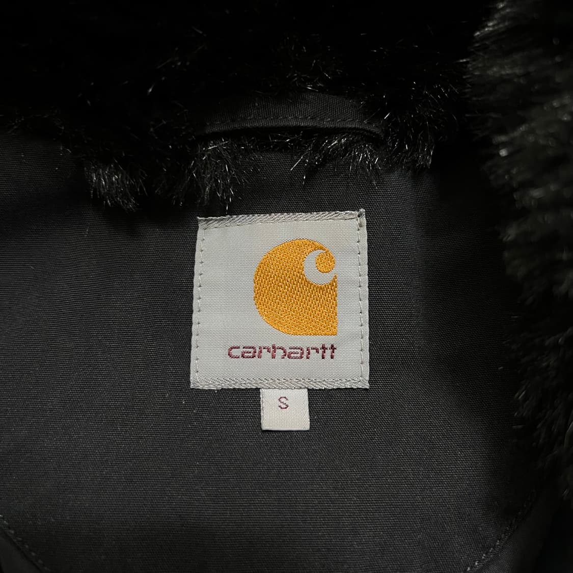 칼하트 트래퍼 와펜 퍼후드 야상 롱패딩 파카 [블랙] S/90 상품이미지5