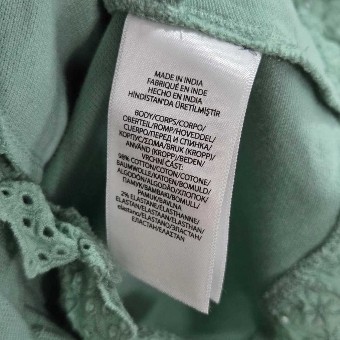 폴로랄프로렌 걸즈 피케 카라 롬퍼 XL/16 상품이미지5