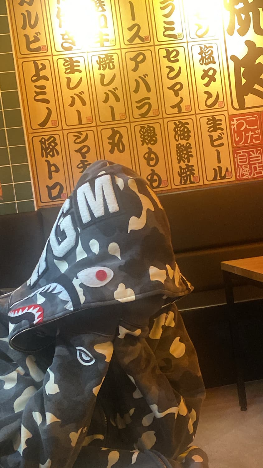베이프 시티 카모 후드집업 상품이미지2
