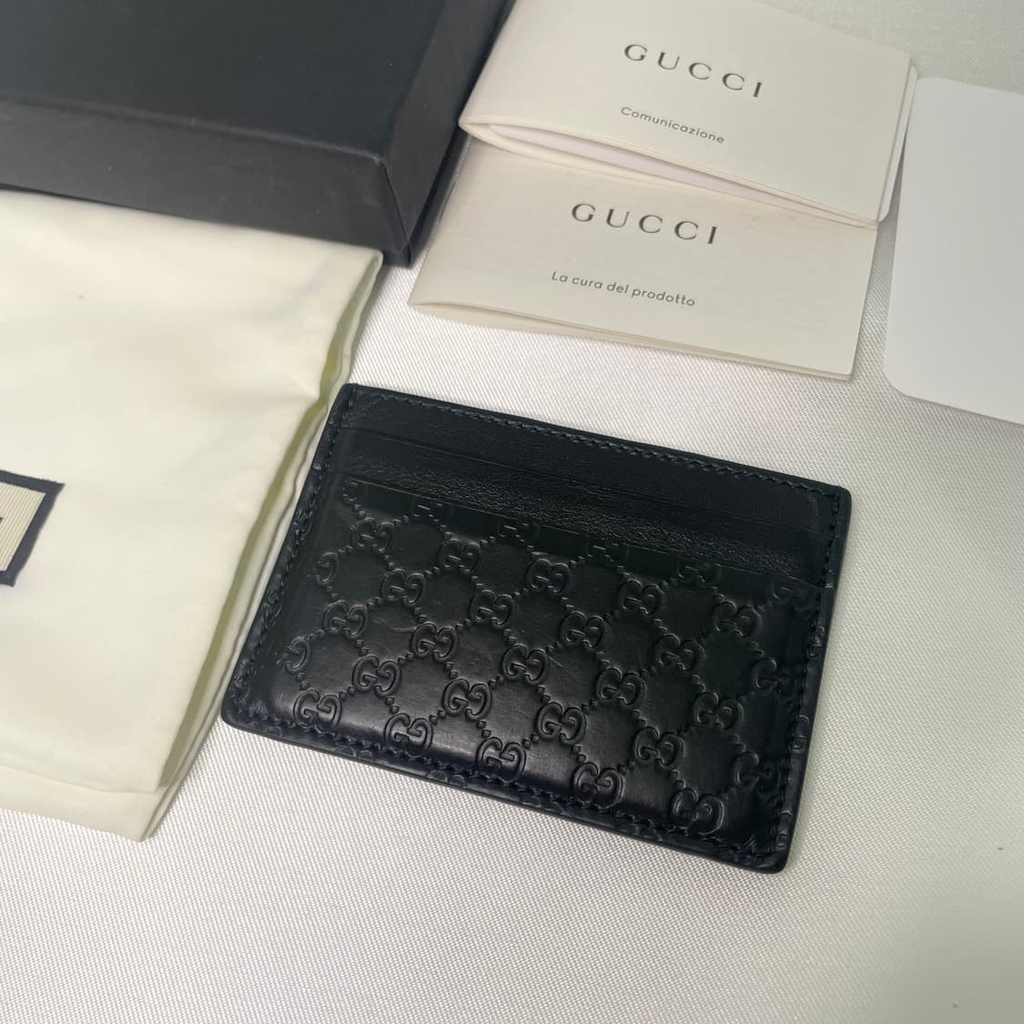 구찌 카드지갑 블랙 상품이미지5