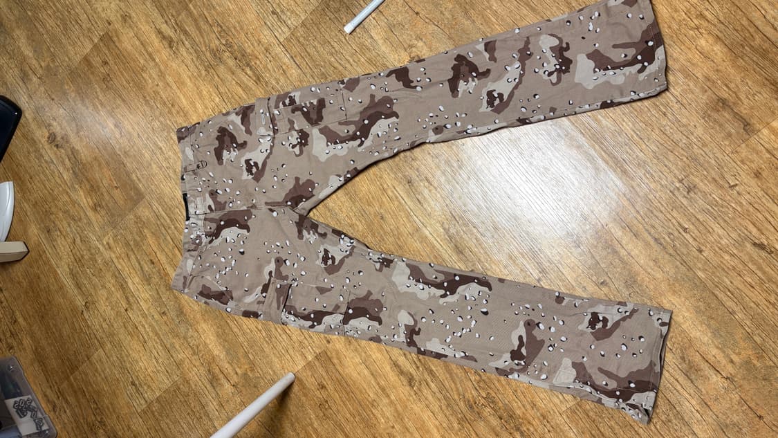 하이퍼데님 카모 플레어팬츠 상품이미지2