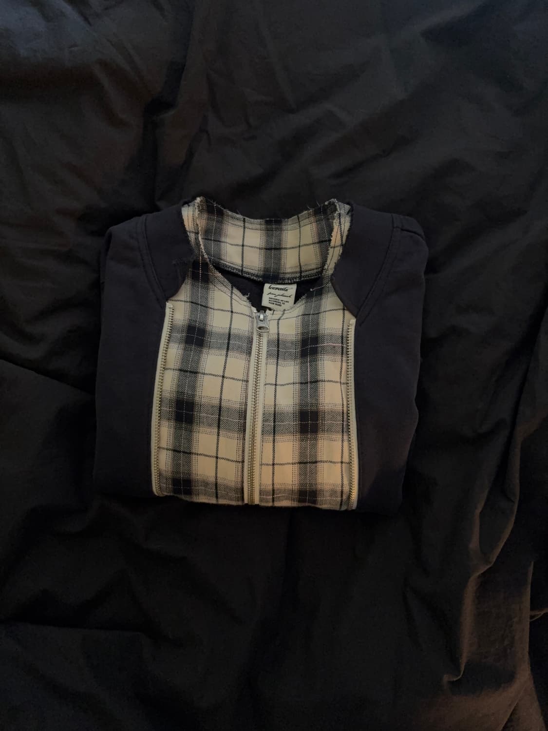 로레일즈 체크집업 상품이미지3