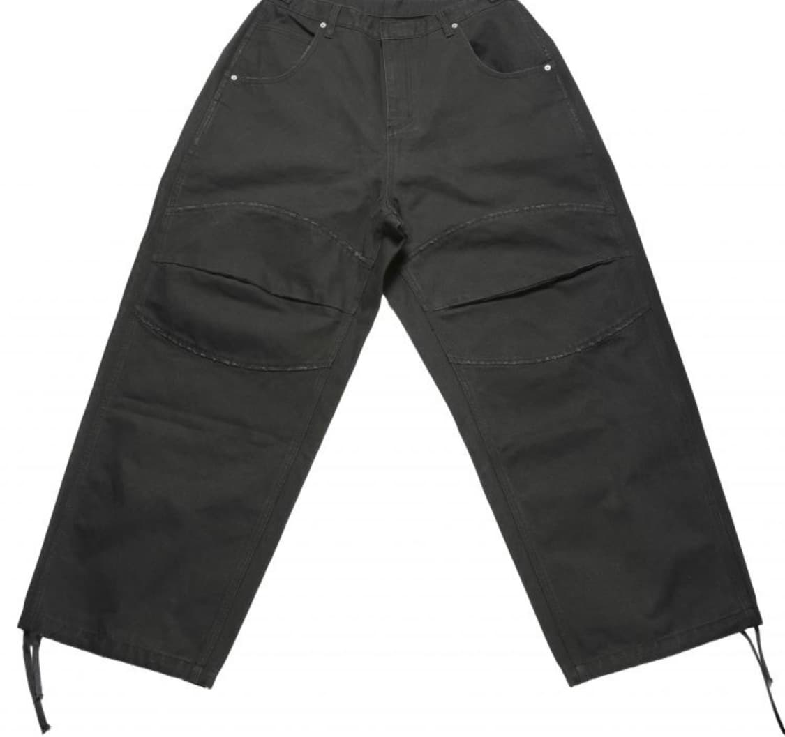 (M) MJD CANVAS 3D KNEE PANTS CHARCOAL 상품이미지1