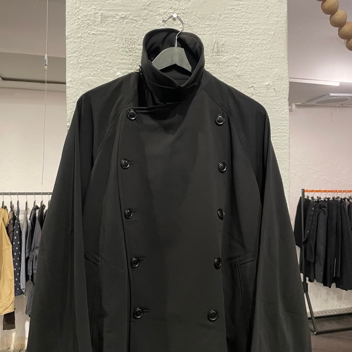 요지야마모토 오버사이즈 피코트 상품이미지2