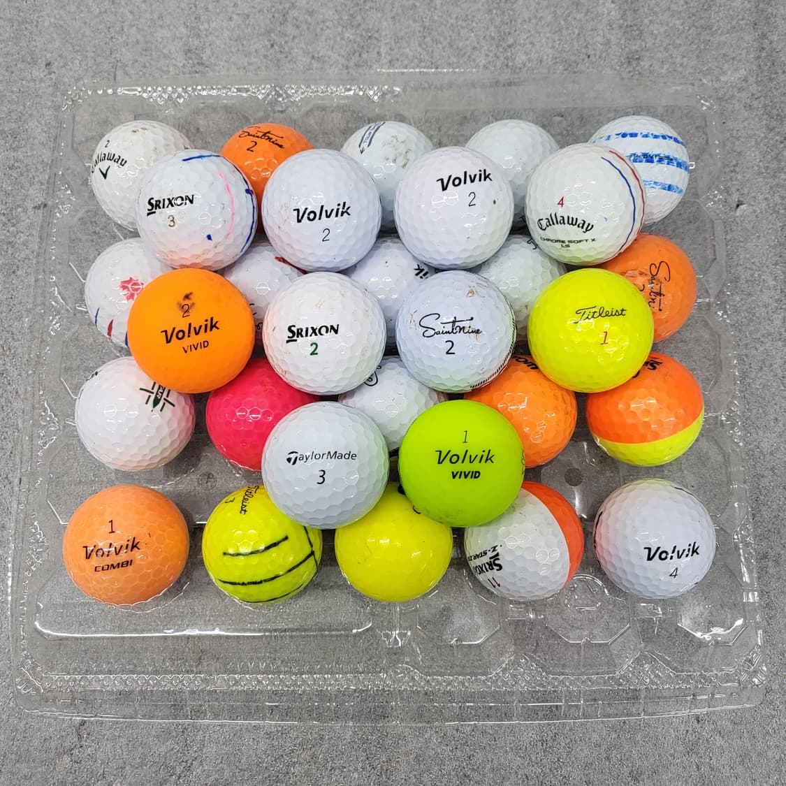다양한 브랜드의 골프공 로스볼 30개 일괄 상품이미지1