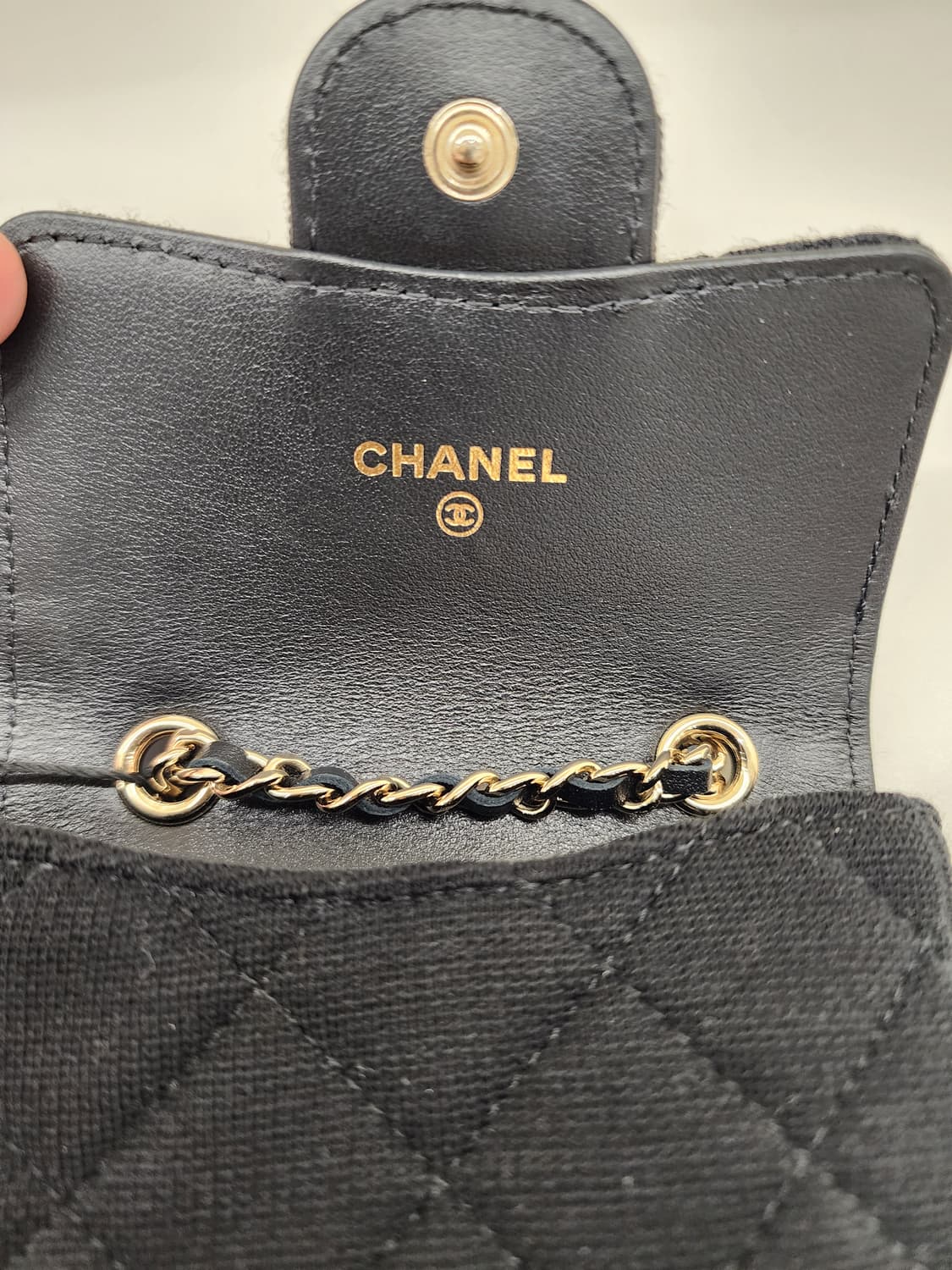 샤넬 AP1952 울 패브릭 클래식 벨트백 블랙 #30 상품이미지5