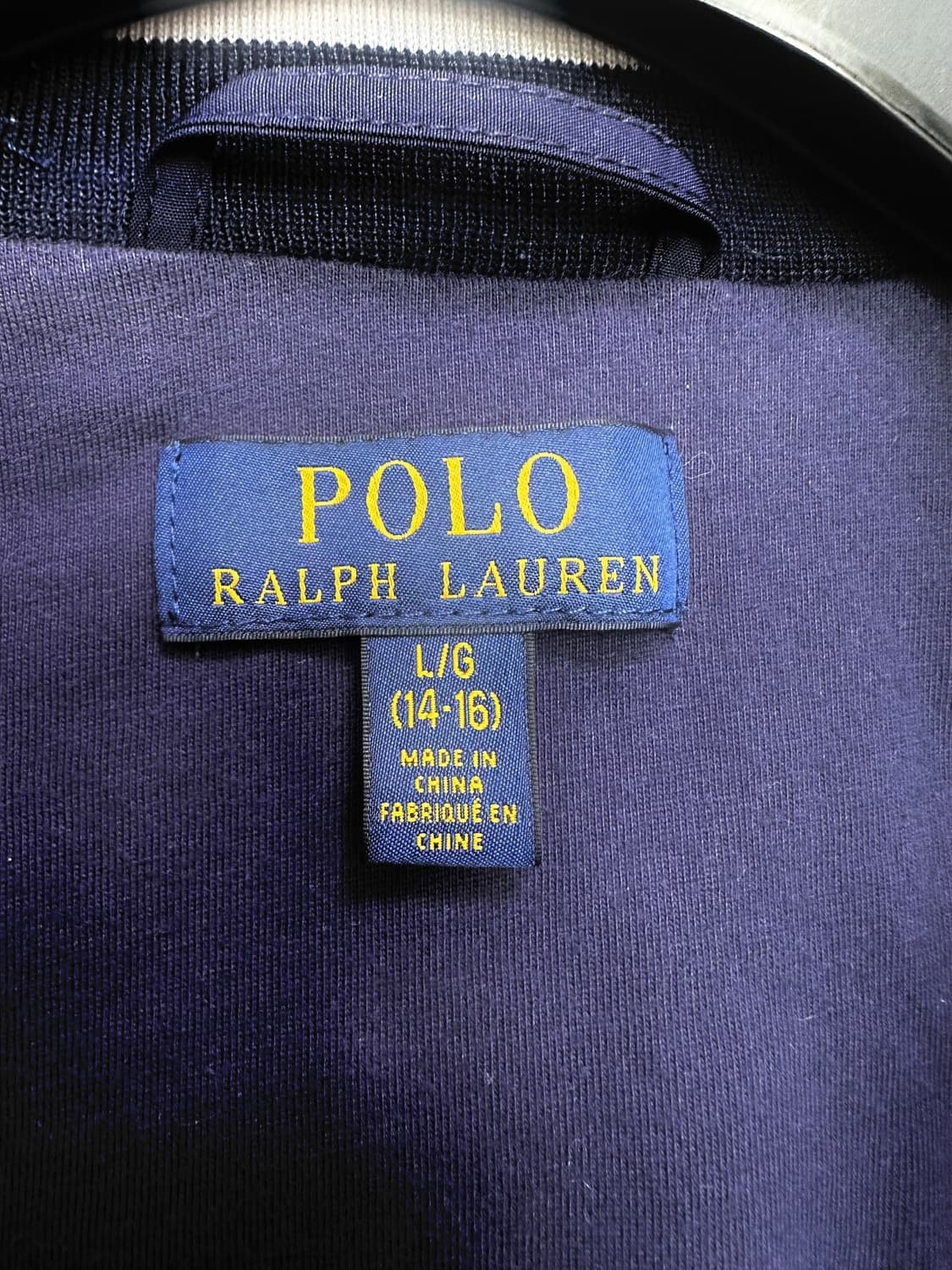 폴로 랄프로렌 네이비 후드 바람막이 점퍼 상품이미지5