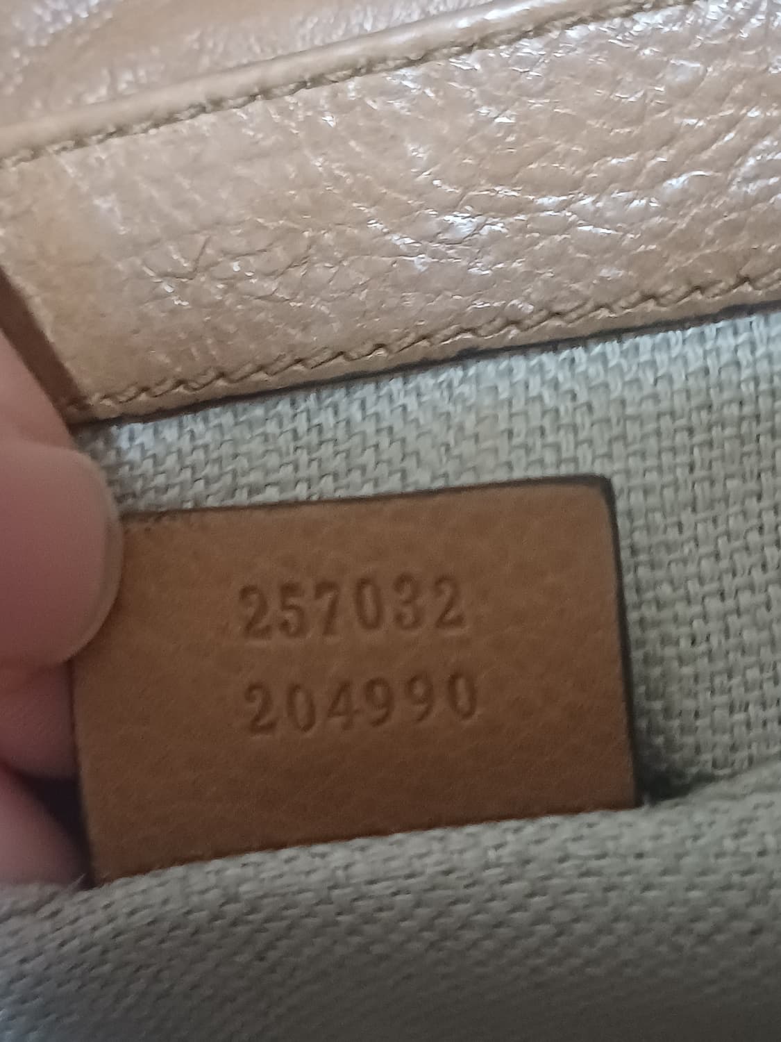 구찌 마라케시 GG 무늬 핸드백 체인 숄더 베이지 라이트 브라운 가죽 상품이미지7