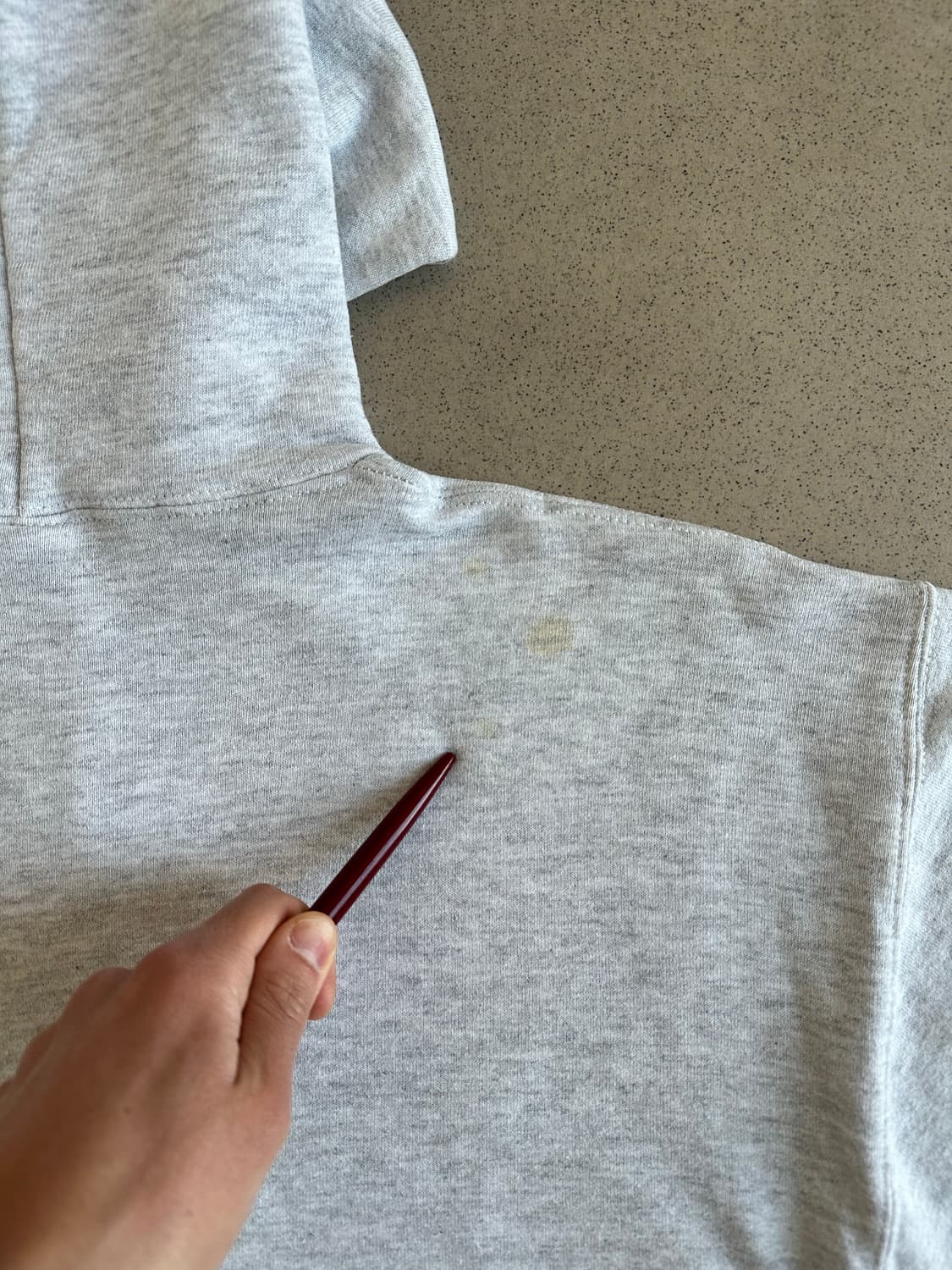 90s 빈티지 러셀 후드집업 그레이 M USA 상품이미지6