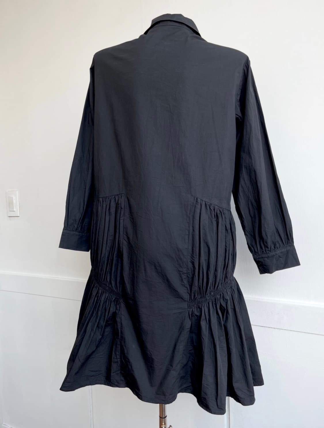 HELLCATPUNKS 고딕 아일렛 디테일 셔츠 원피스 상품이미지6