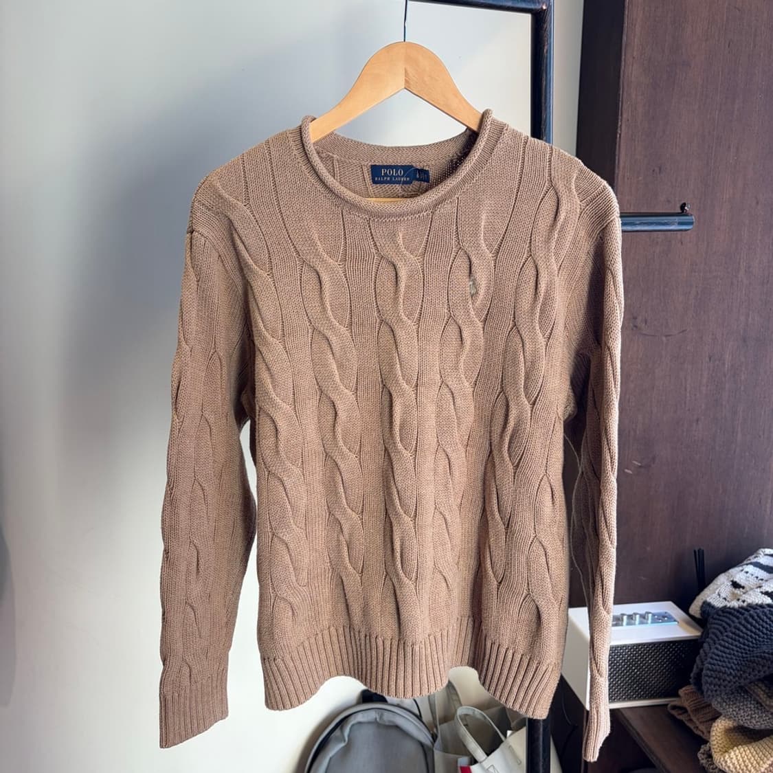 15690 - 폴로 랄프로렌 베이지 케이블 니트 상품이미지2