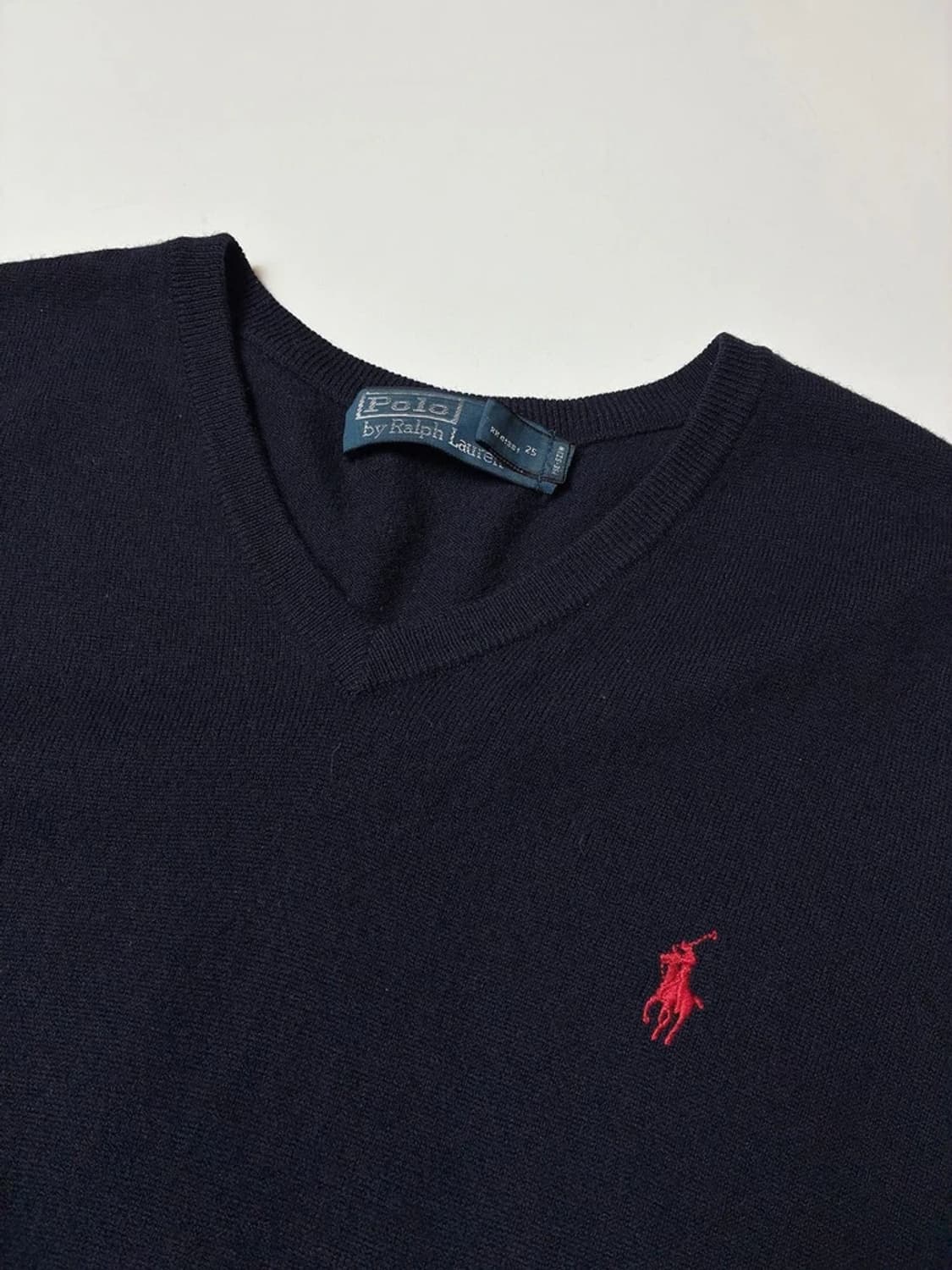 폴로 랄프로렌 메리노울 브이넥 니트 PN8400 상품이미지3