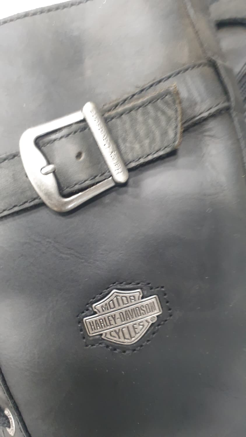 할리데이비슨 블랙 롱 부츠 레이스업 상품이미지5