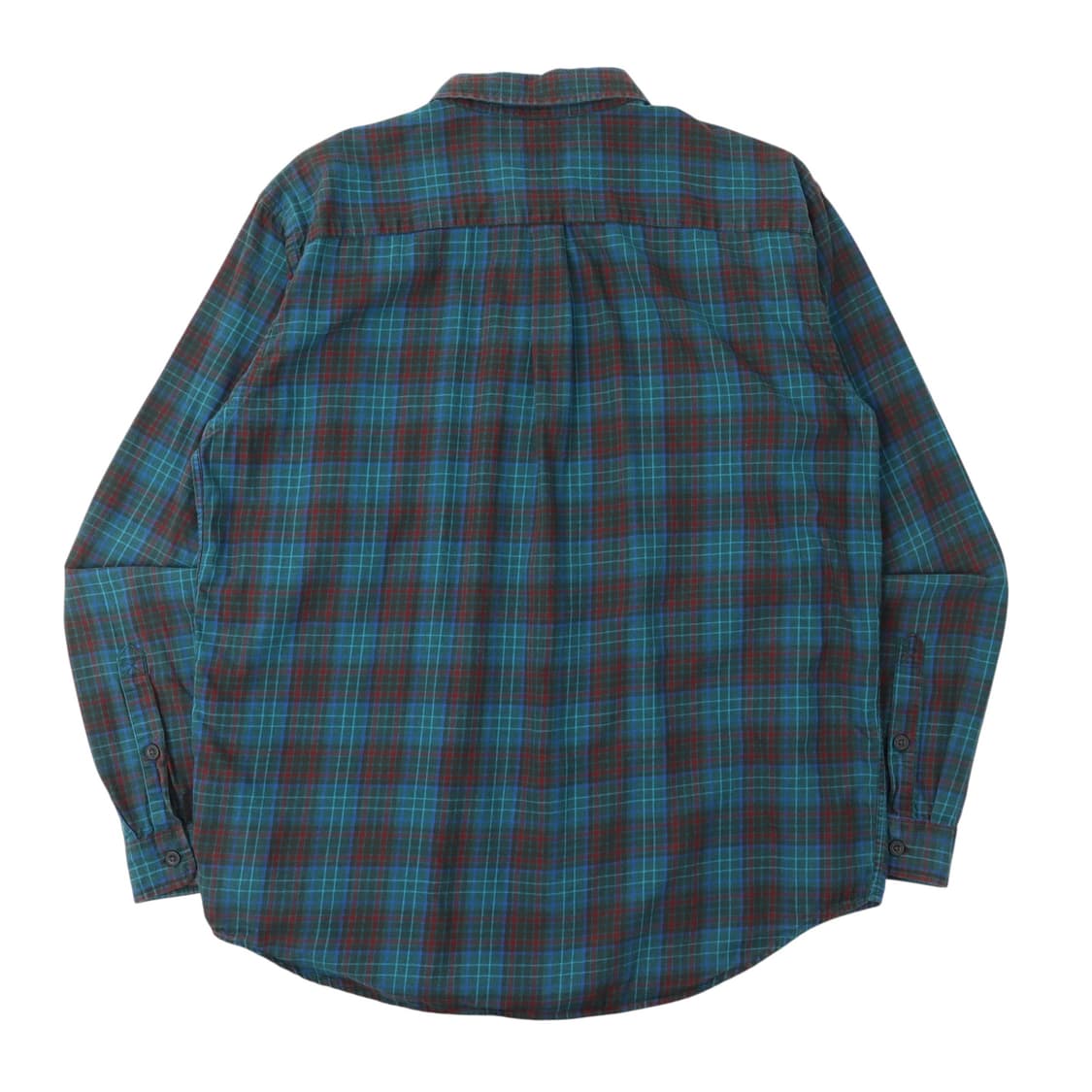 파타고니아 오가닉 코튼 블루 플레드 체크 셔츠 상품이미지5