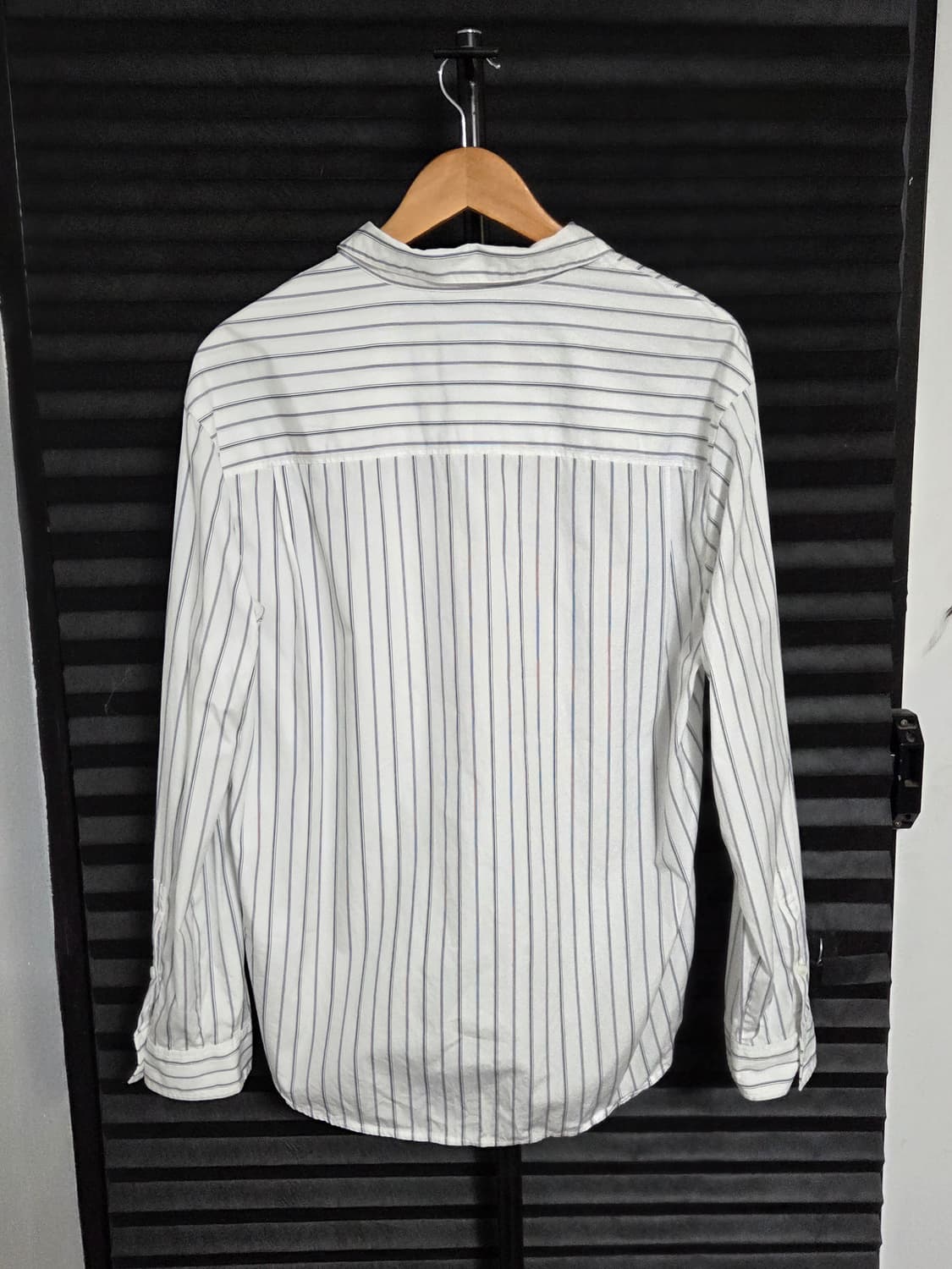 (정품) [솔리드옴므] 스트라이프 하프 풀오버 셔츠 | 00157 상품이미지7