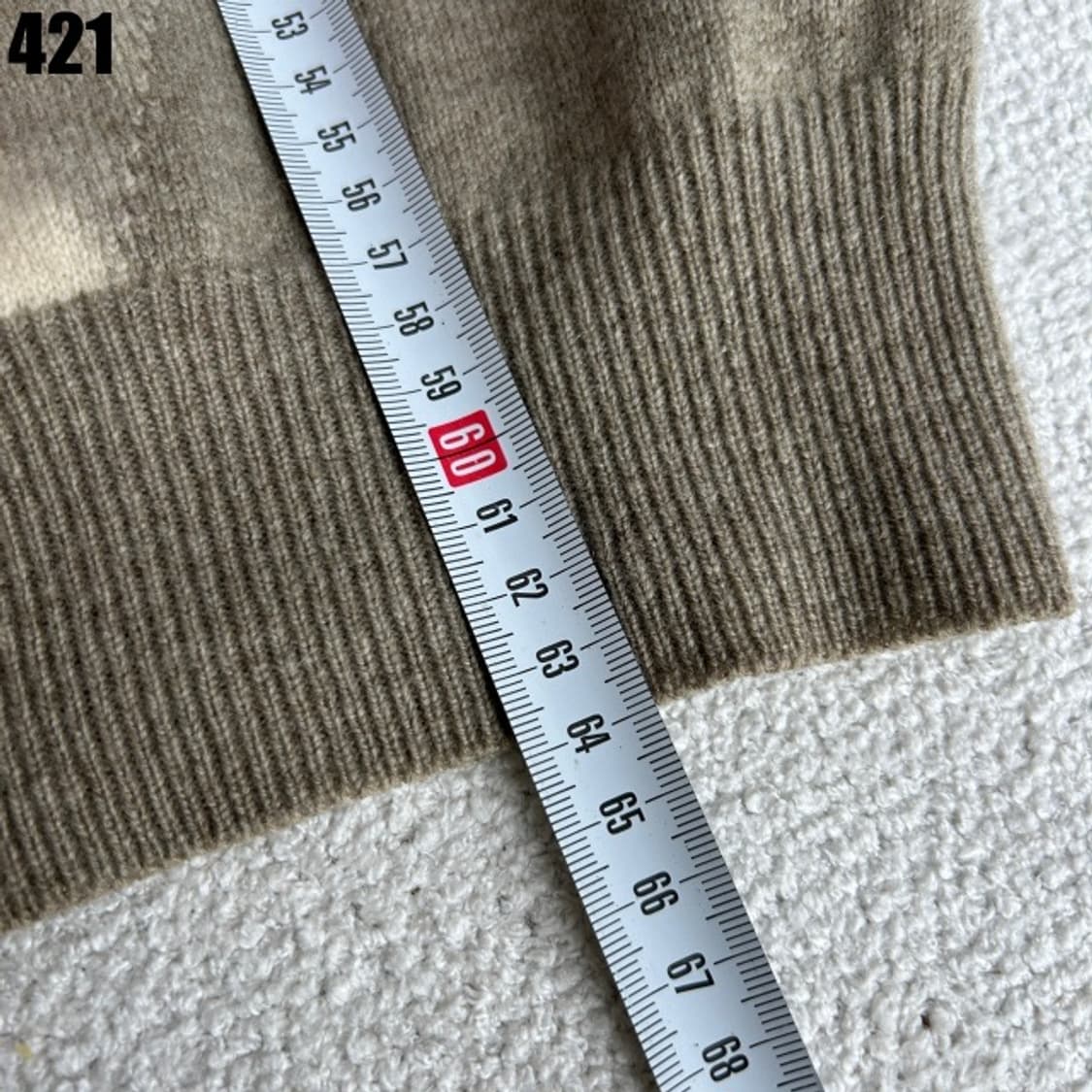 라코스테 V넥 니트 브라운  상품이미지5