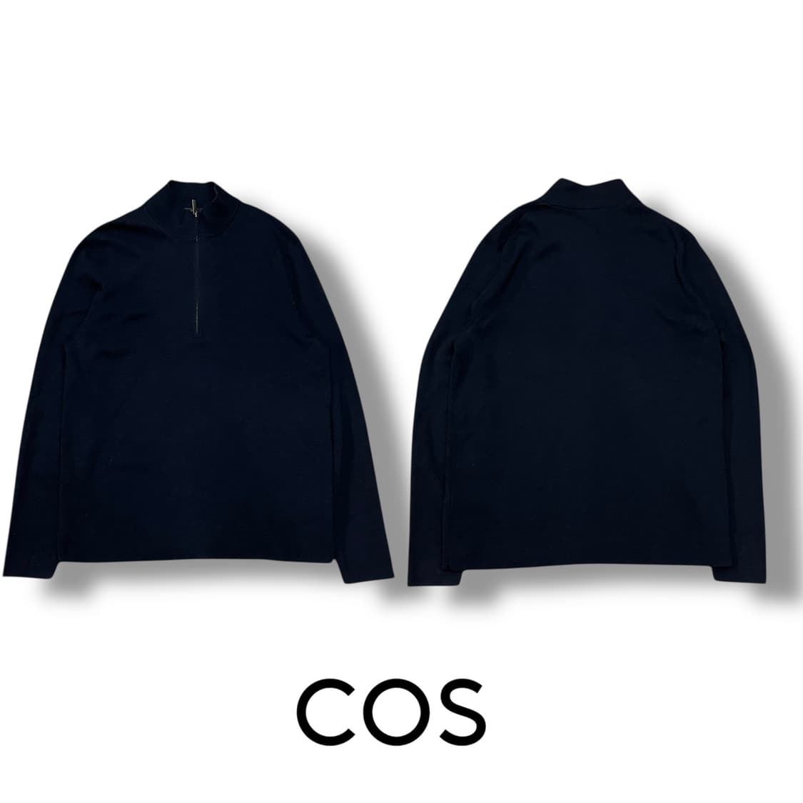 코스 미니멀 반집업 니트 s08780 상품이미지1