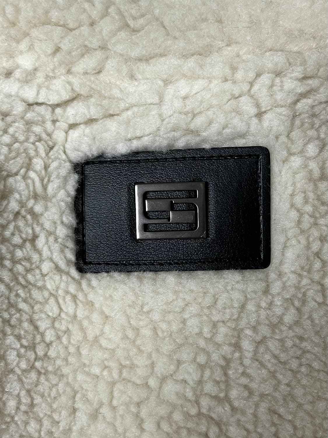 105) 시스템 옴므 시어링 레이어 패딩 점퍼 베이지 상품이미지7