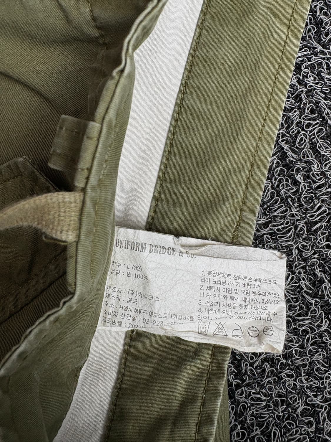 유니폼 브릿지 m65 밀리터리 필드 카고 팬츠 2407 💥 상품이미지4