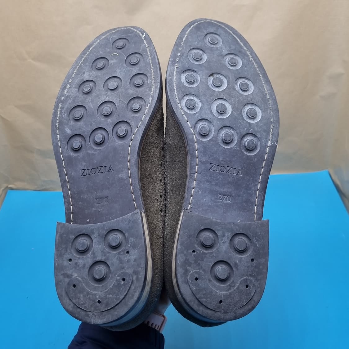 지오지아 스웨이드 남성구두270 상품이미지3