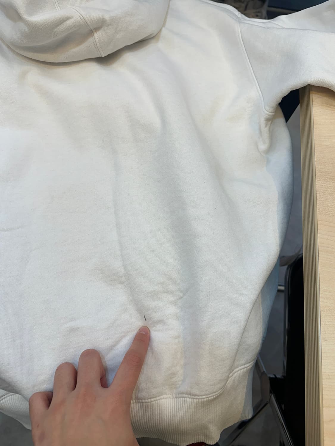 L) 챔피온 화이트 후드 집업 상품이미지9