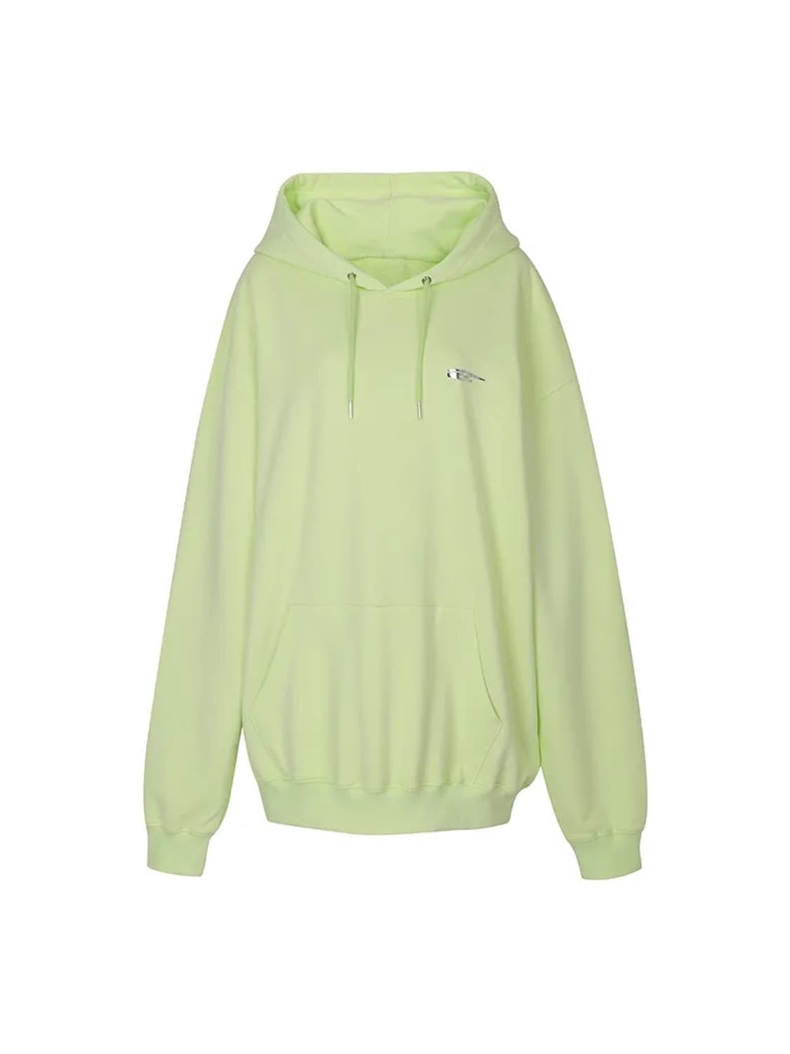 LEEY YEEL METALLIC OVERSIZED HOODIE 상품이미지5