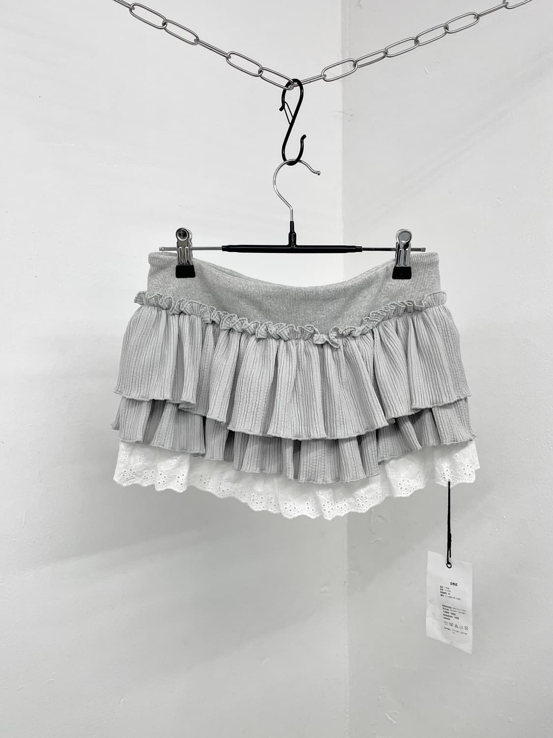 발레코어 프릴 레이스 스커트 상품이미지2