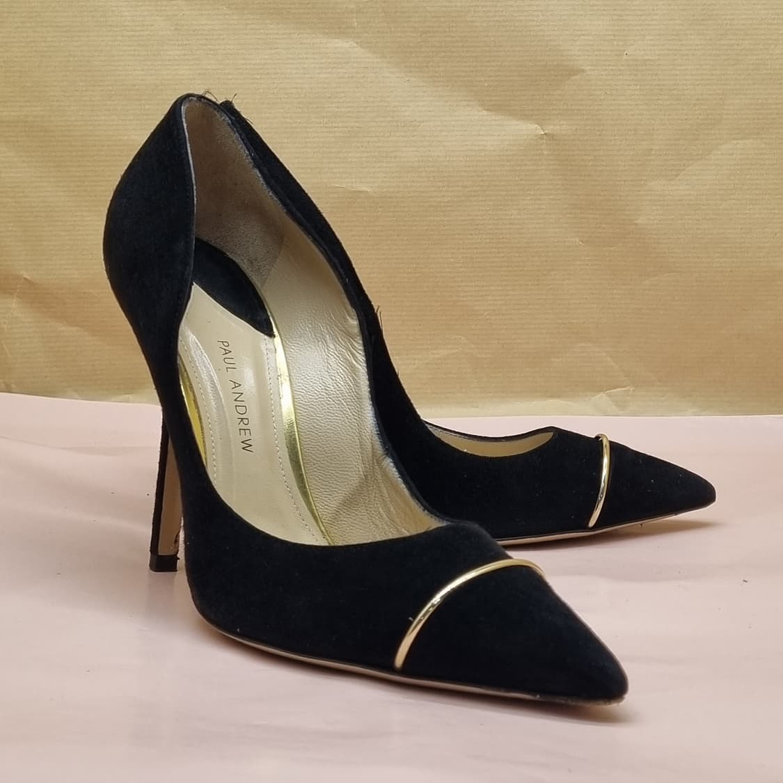 폴앤드류 스웨이드 펌프스 힐 245 굽11 상품이미지1