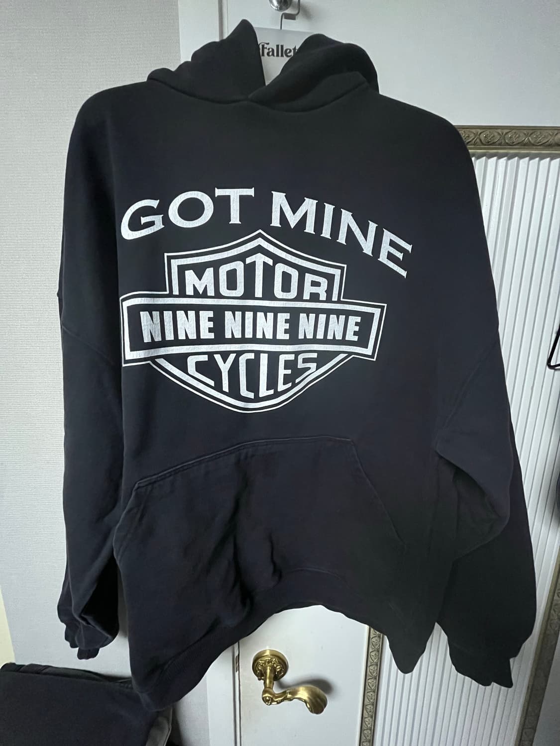 핑거프레스 nineninenine 999 후드 블랙 1 상품이미지1