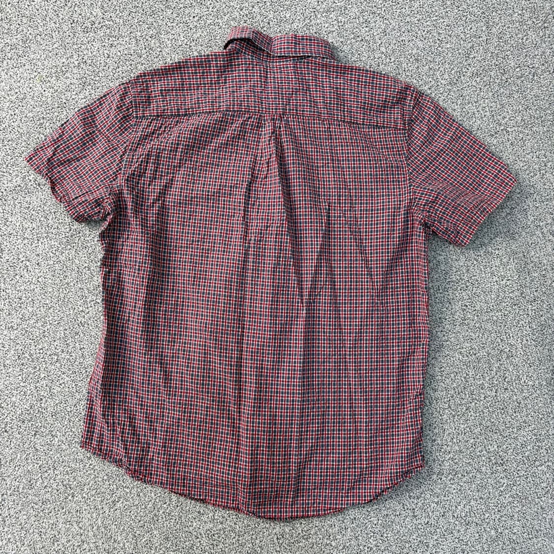 L 갭 남성 체크 반팔 셔츠 남방 0416J 상품이미지2