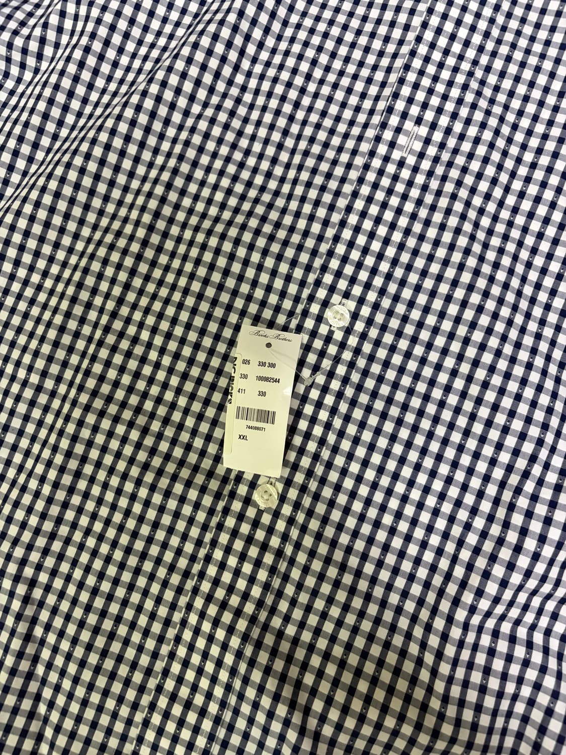 [XXL] 브룩스 브라더스 깅엄 체크 셔츠 새상품 상품이미지4