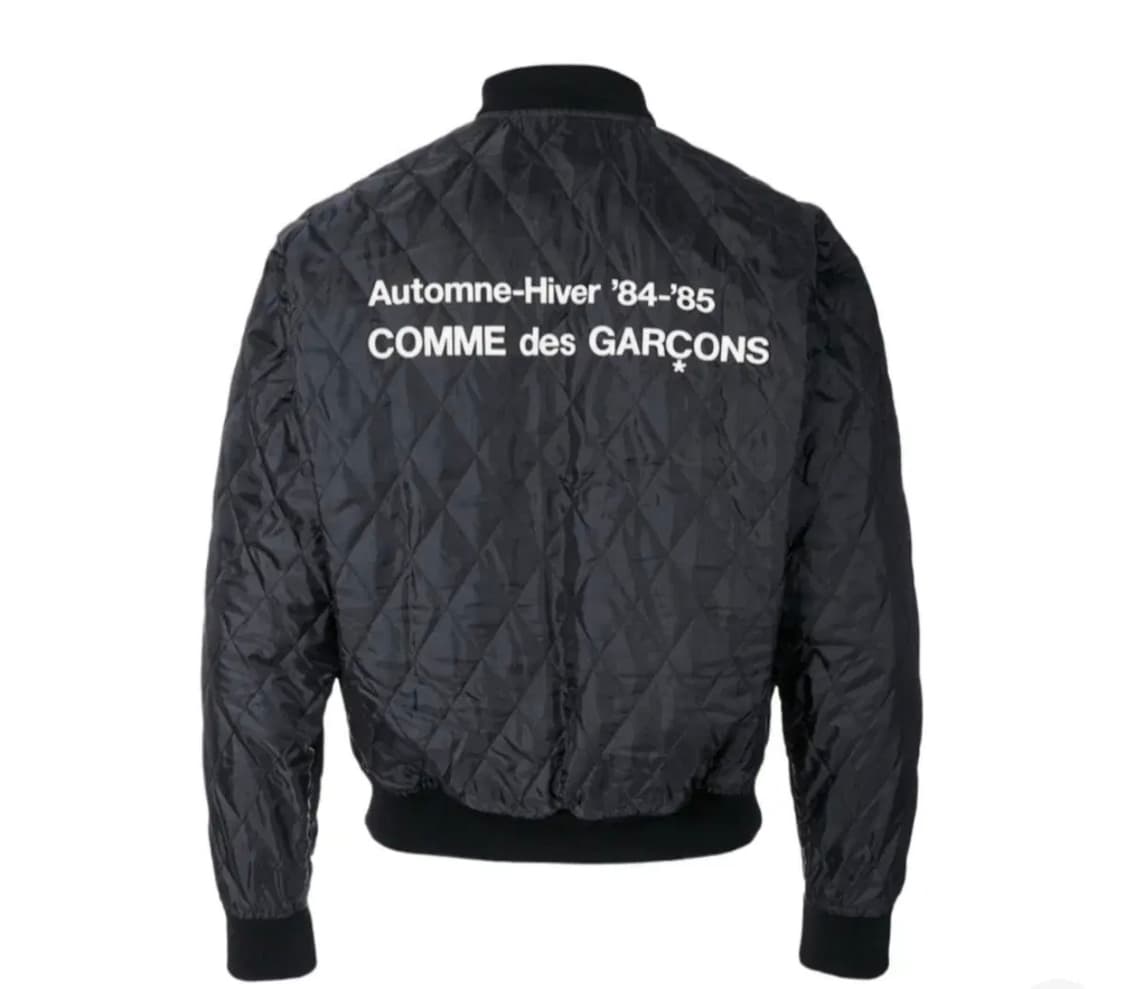 XL 꼼데가르송 퀼팅 스태프 블루종  상품이미지1