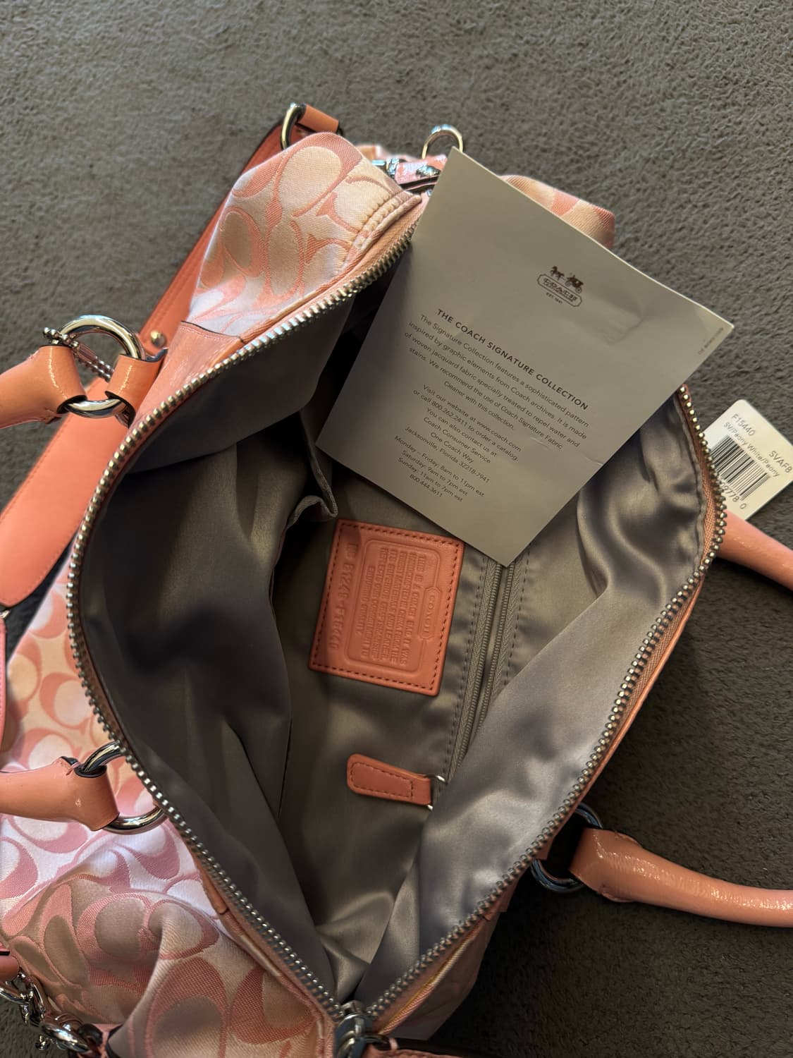 코치 빈티지 핑크 숄더백 새상품 처분  상품이미지3