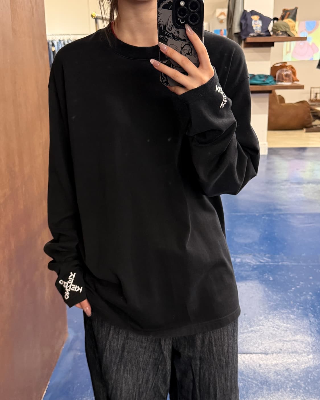 Kenzo 겐조 크로스 빅로고 슬리브 상품이미지2