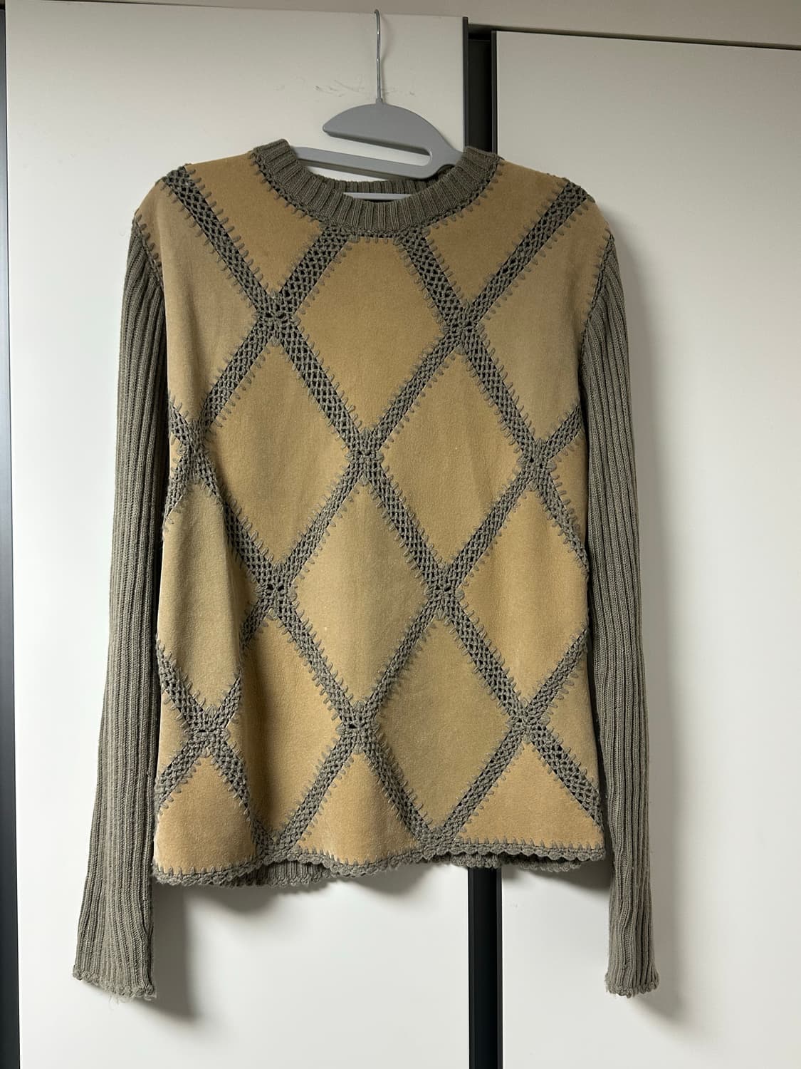 vintage argyle knitwear 상품이미지2