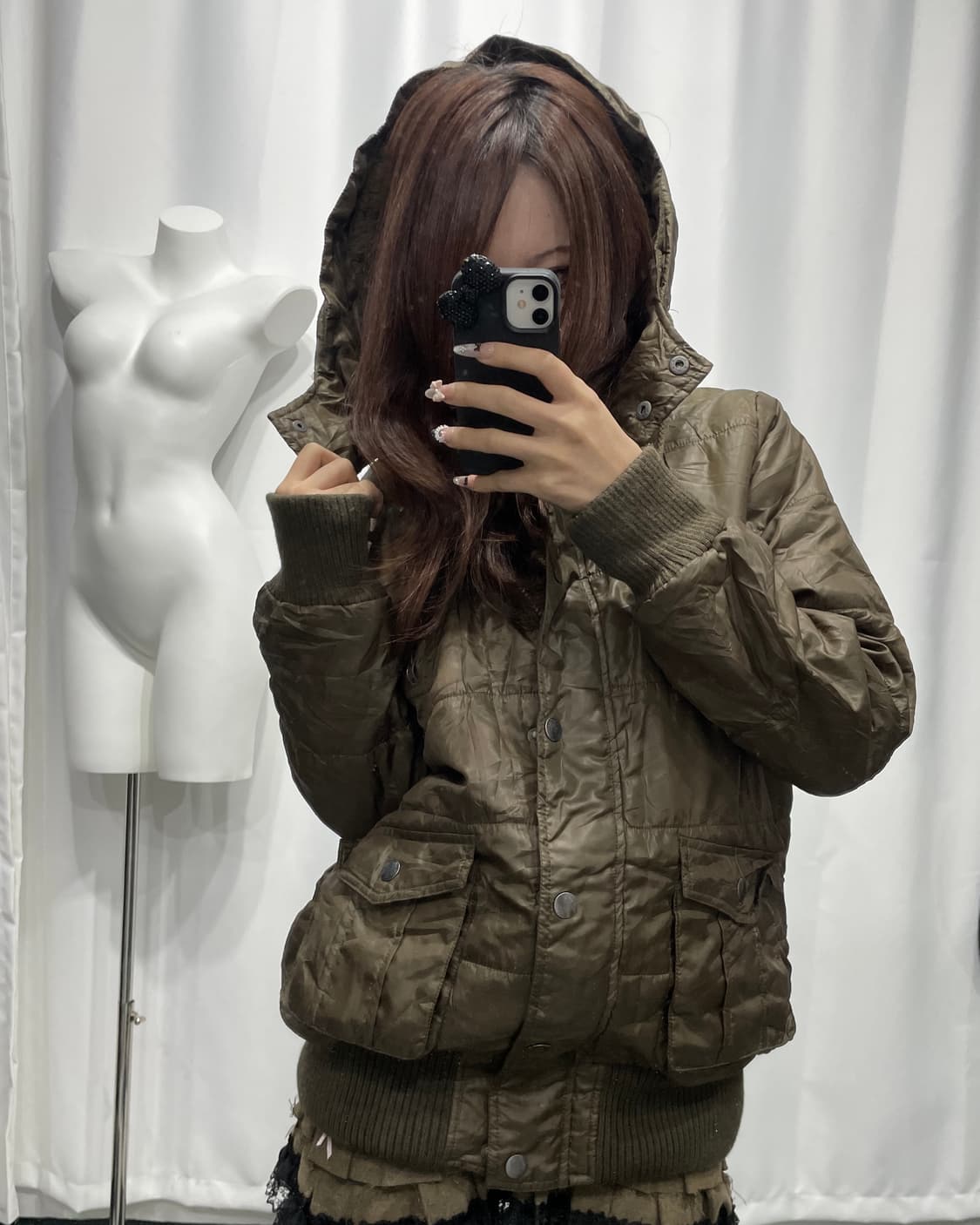 🎸카키 패딩 자켓🎸 상품이미지2