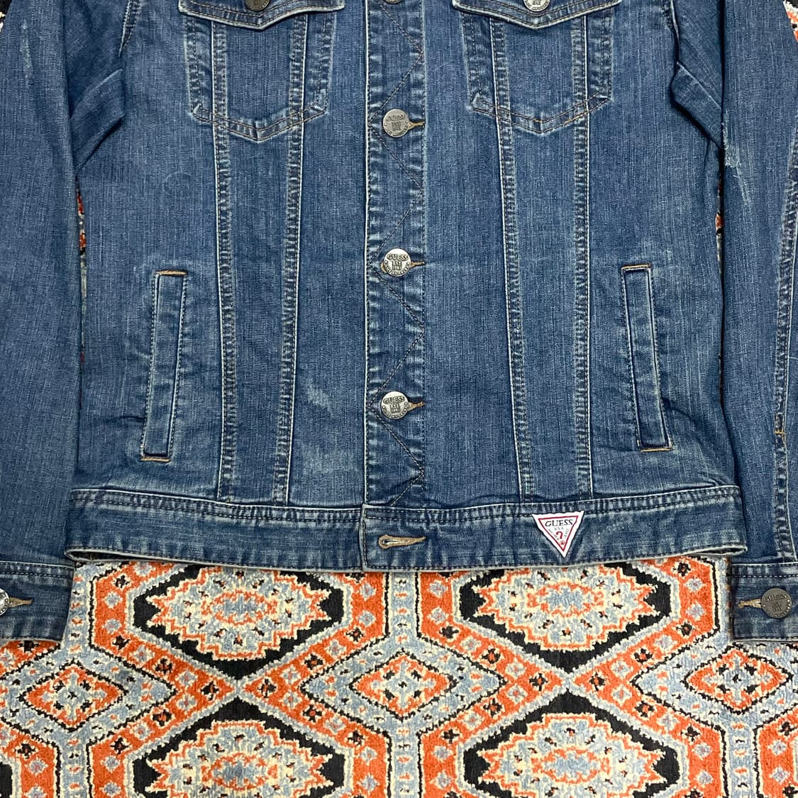 게스 중청 데님자켓 여성M  상품이미지3